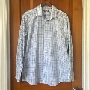 Michael Kors Airsoft Stretch Non-Iron Shirt, size 17 1/2, 34/35